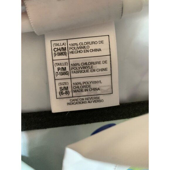 Buzz Lightyear-Themed Kids Vinyl Raincoat Jacket Disney Store Size 6 8 - Picture 7 of 13